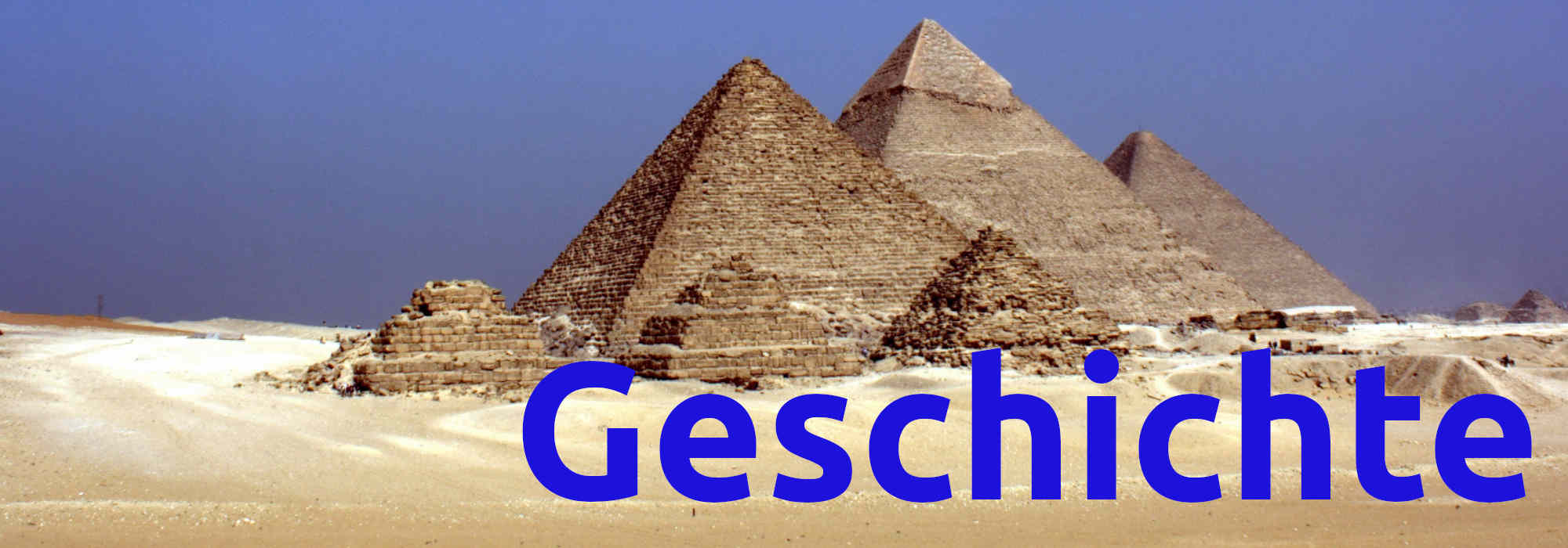 die Pyramiden von Gizeh