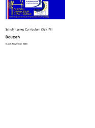 Curriculum Deutsch S1/S2