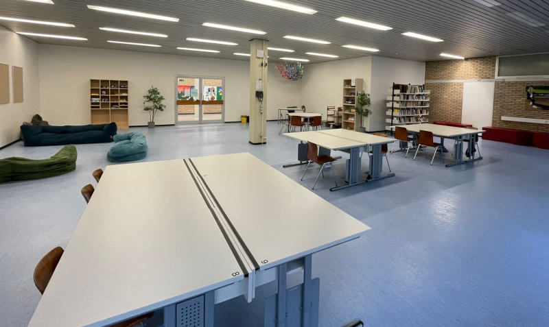 Das SLZ im Burgau-Gymnasium nach der Umgestaltung.