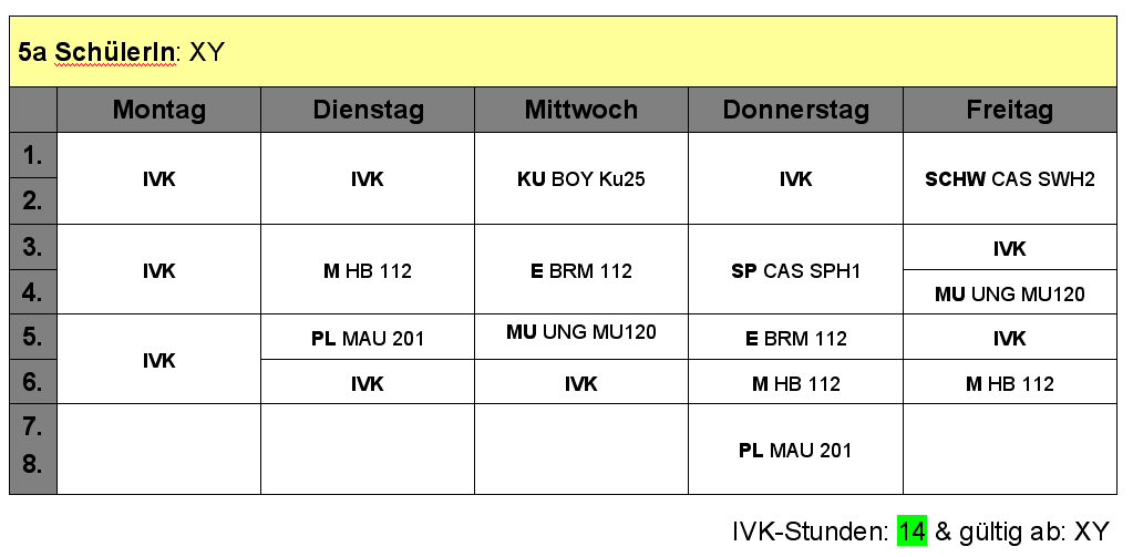 stundenplan ivk