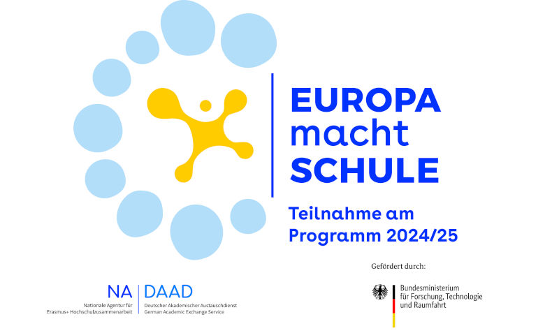 Das Logo des Programms "Europa macht Schule"