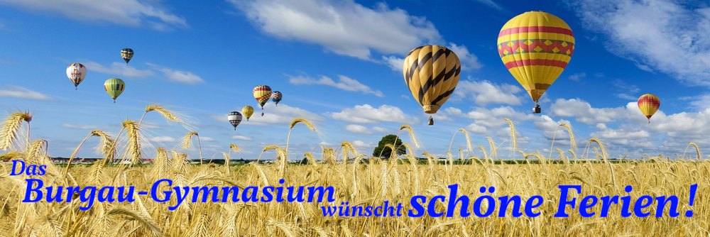 Das Burgau-Gymnasium wünscht frohe Osterferien. Ferienöffnungszeiten Sekretariat: Mo-Fr, 09.00-12.00 Uhr. Wir sehen uns wieder am 28.04.2025.