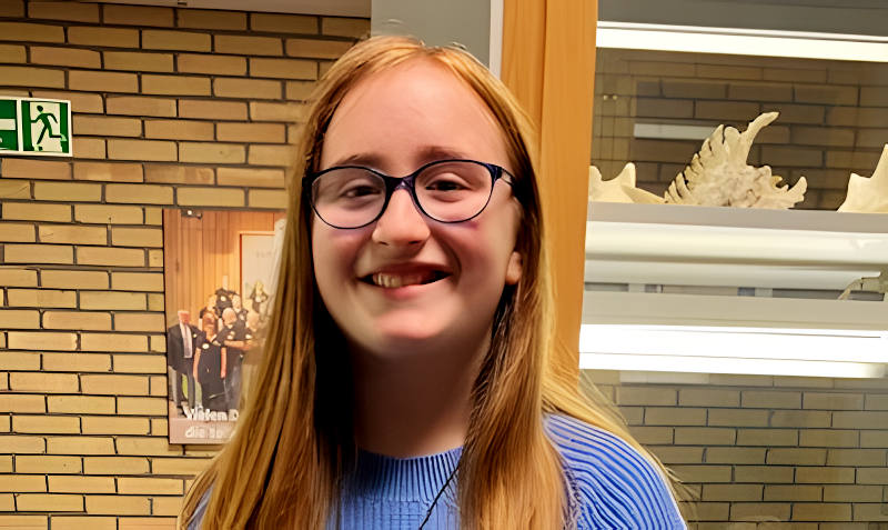 Die Gewinnerin des Vorlesewettberwerbs auf Stadtebene