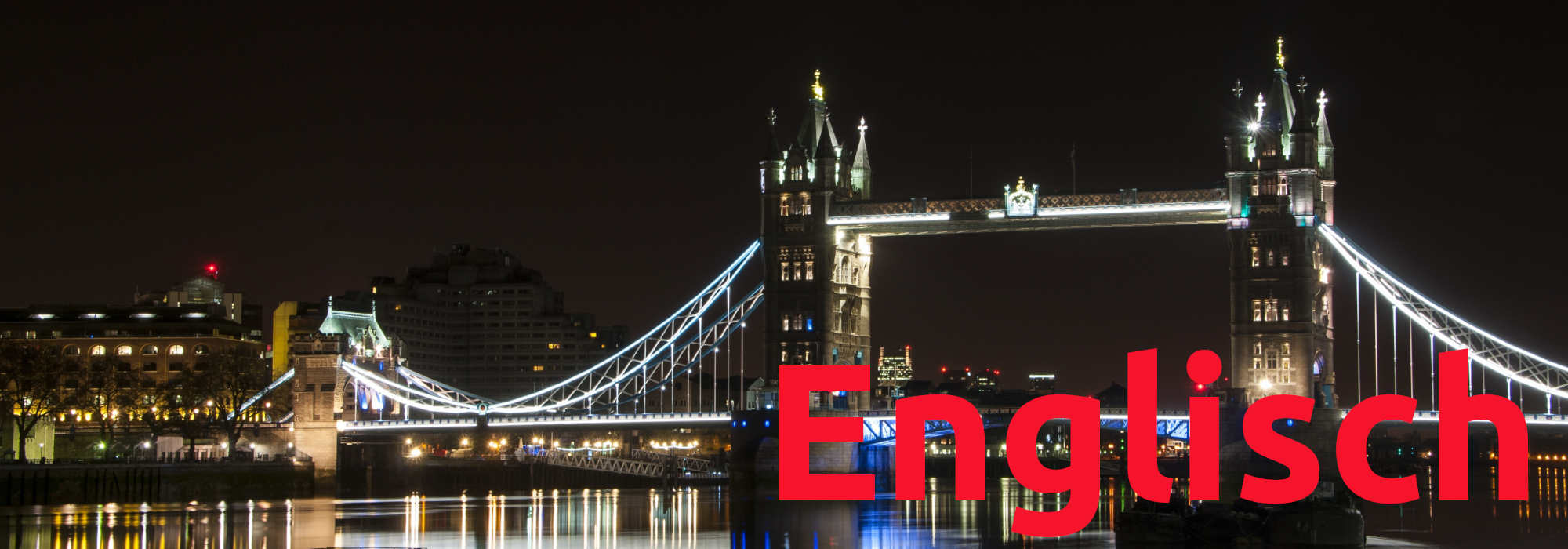 die Towerbridge in London bei Nacht