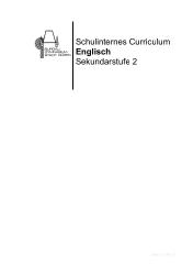 Curriculum Englisch S2