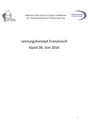 Leistungskonzept Französisch