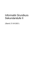 Curriculum Informatik S2